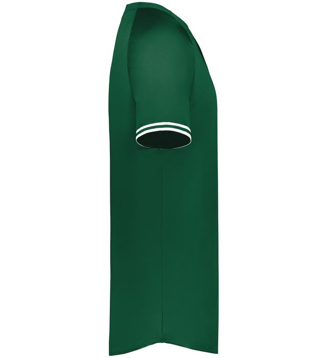 Cutter+ Henley Jersey 6905 Dark Green/White - Right view