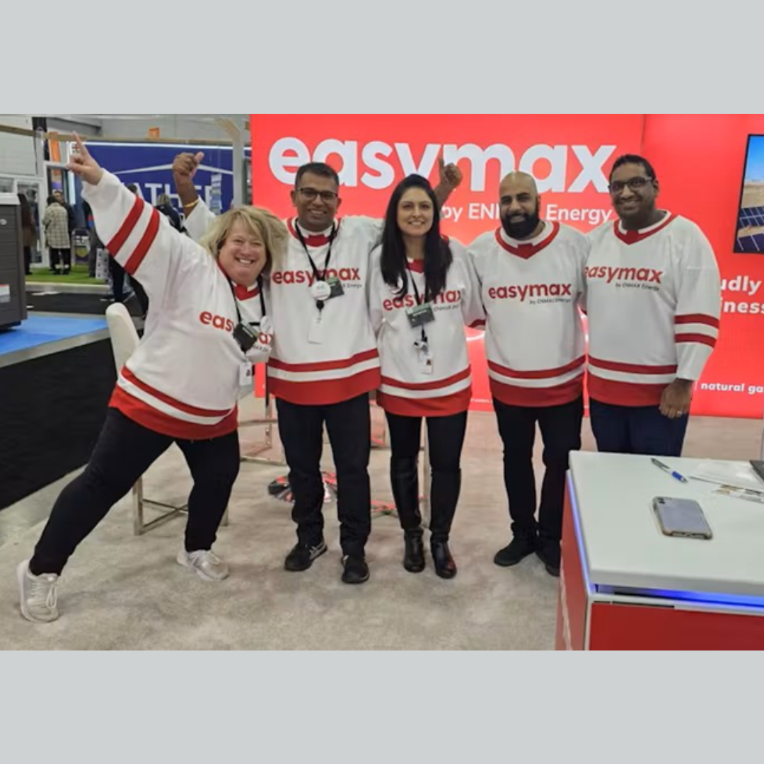 Review and customer photo of custom screen printed jerseys from JerseysMadeEasy from a customer in Calgary who purchased the Kobe K3GL for trade show swag