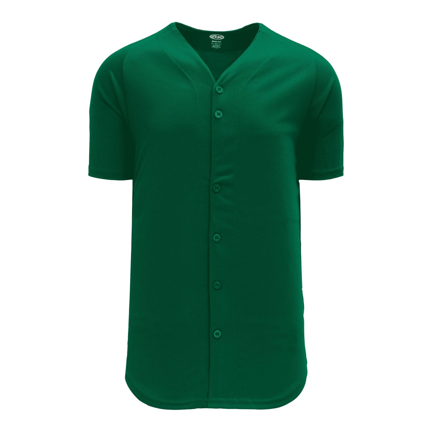 Full Button Baseball Jerseys: Solid Colours, Men's Cut