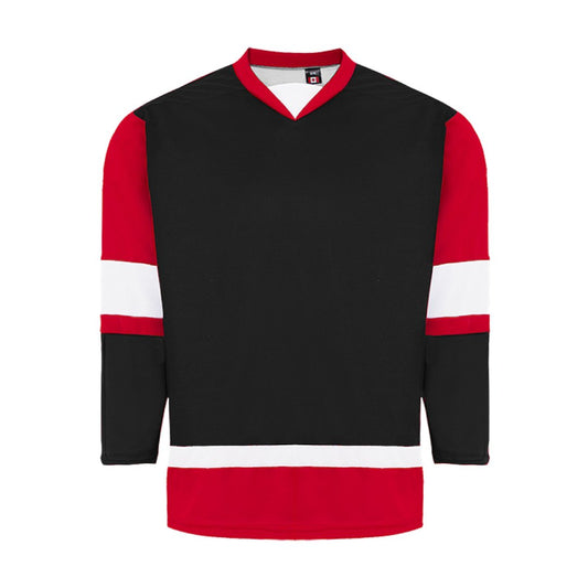 Kobe 5200 House League Hockey Jersey: Black Red White