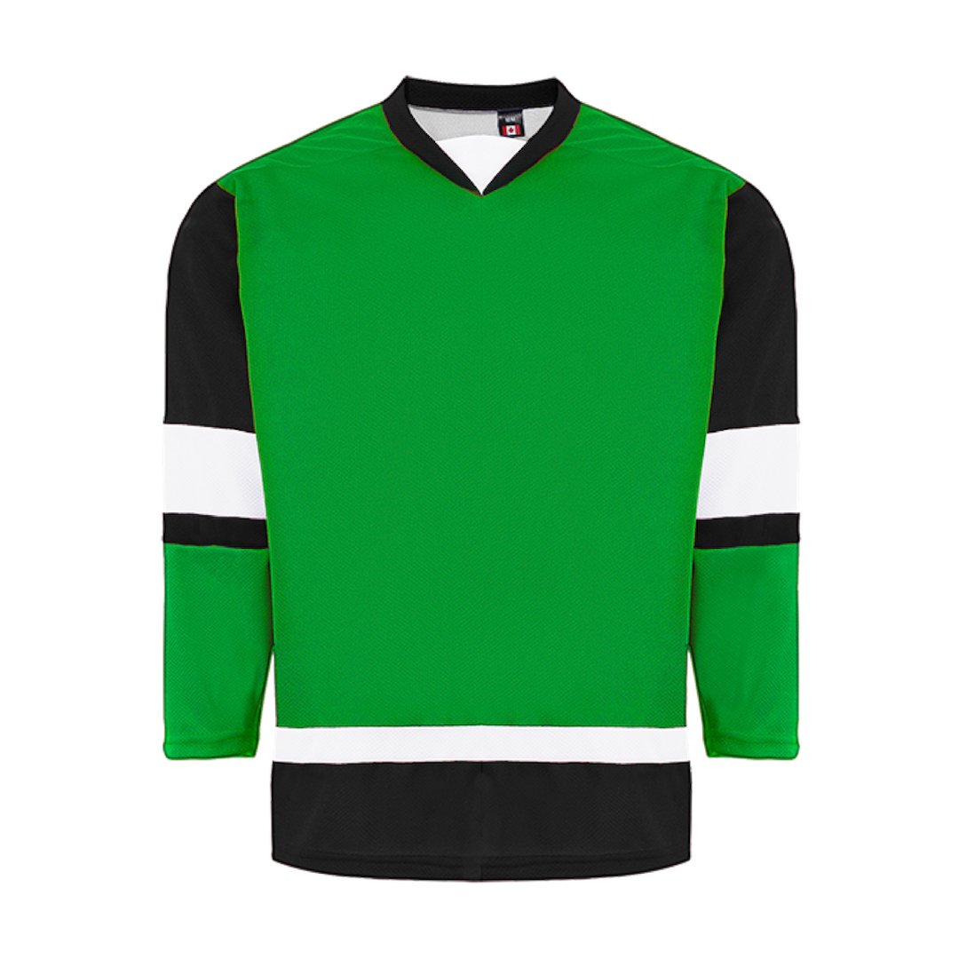 Kobe 5200 House League Hockey Jersey: Kelly Green, Black, White