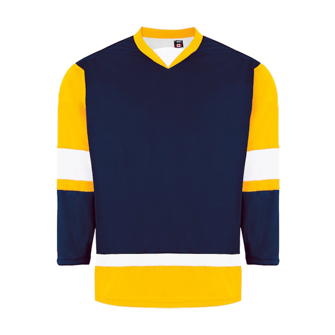 Kobe 5200 House League Hockey Jersey: Navy/Gold/White