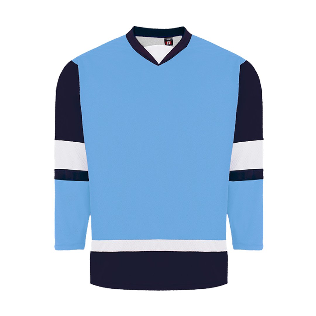 Kobe 5200 House League Hockey Jersey: Powder Blue, Navy, White