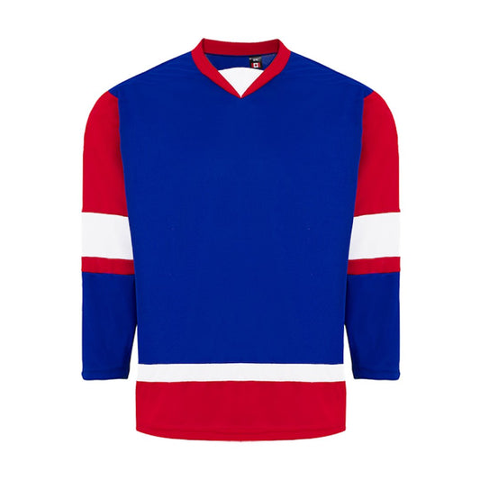 House League Hockey Jersey 2 (5200): Royal Blue/Red/White