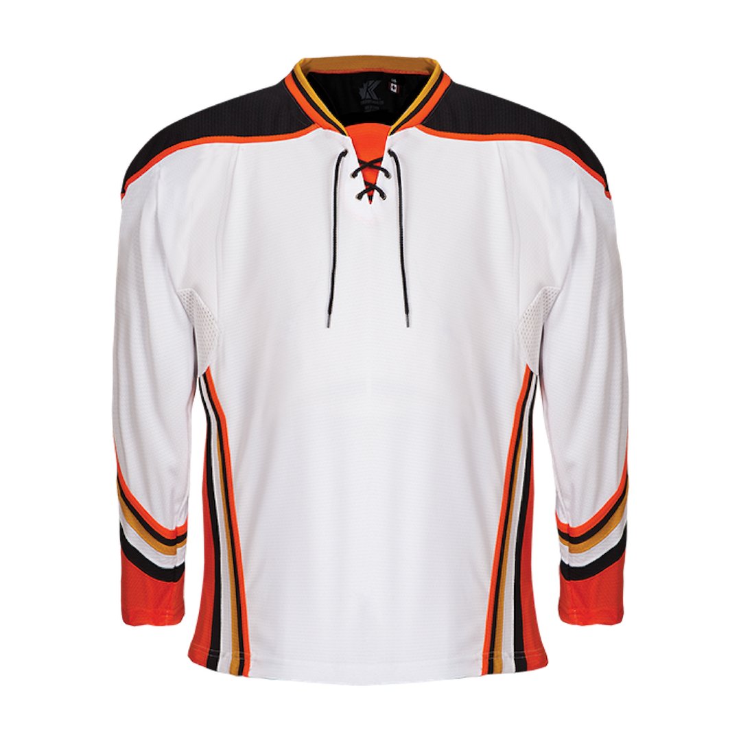 Kobe K3G Pro Hockey Jersey: Anaheim Ducks White