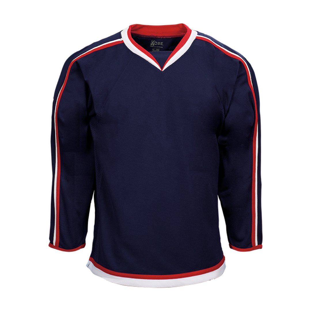 Kobe K3G Pro Hockey Jersey: Columbus Blue Jackets Navy