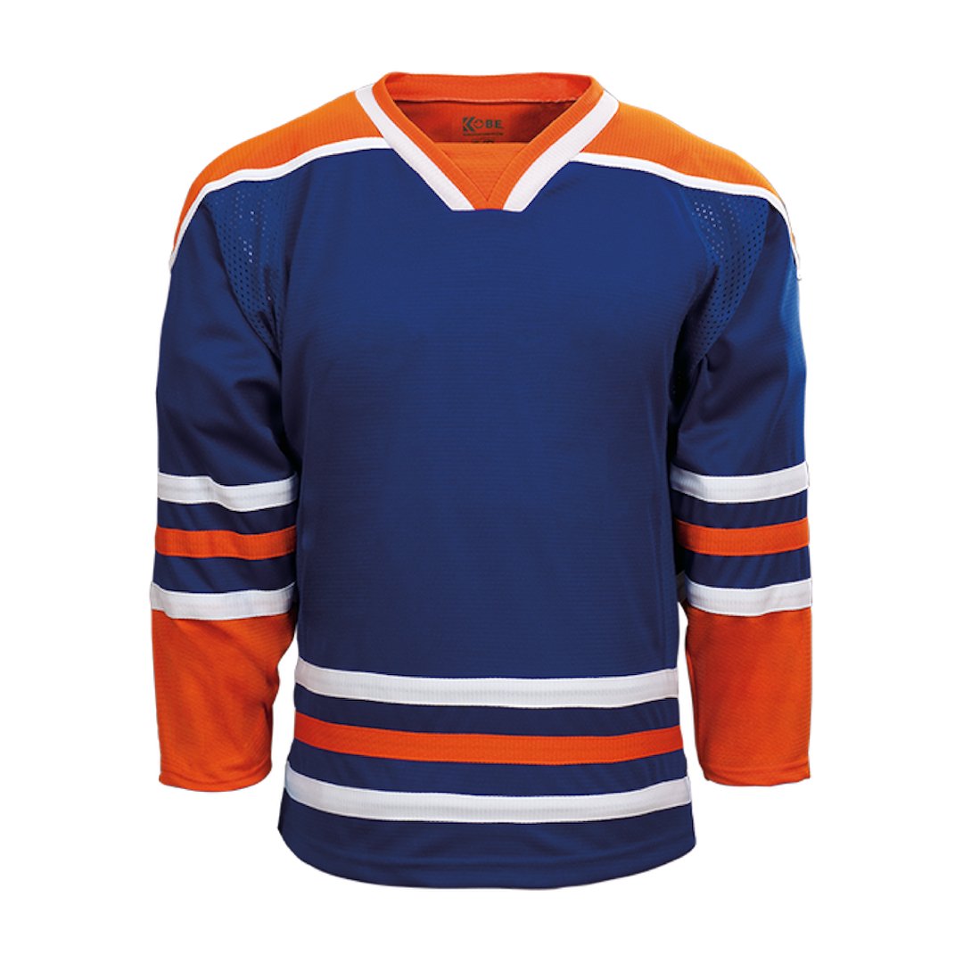 Kobe K3G Pro Hockey Jersey: Edmonton Oilers Royal Blue