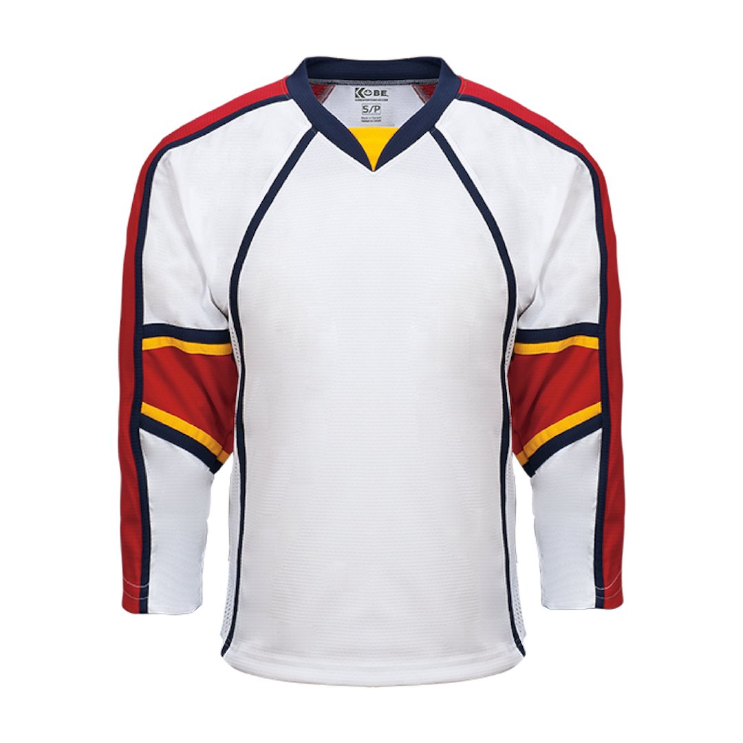 NHL Pattern K3G Pro Hockey Jersey: Florida Panthers White 2007-2011