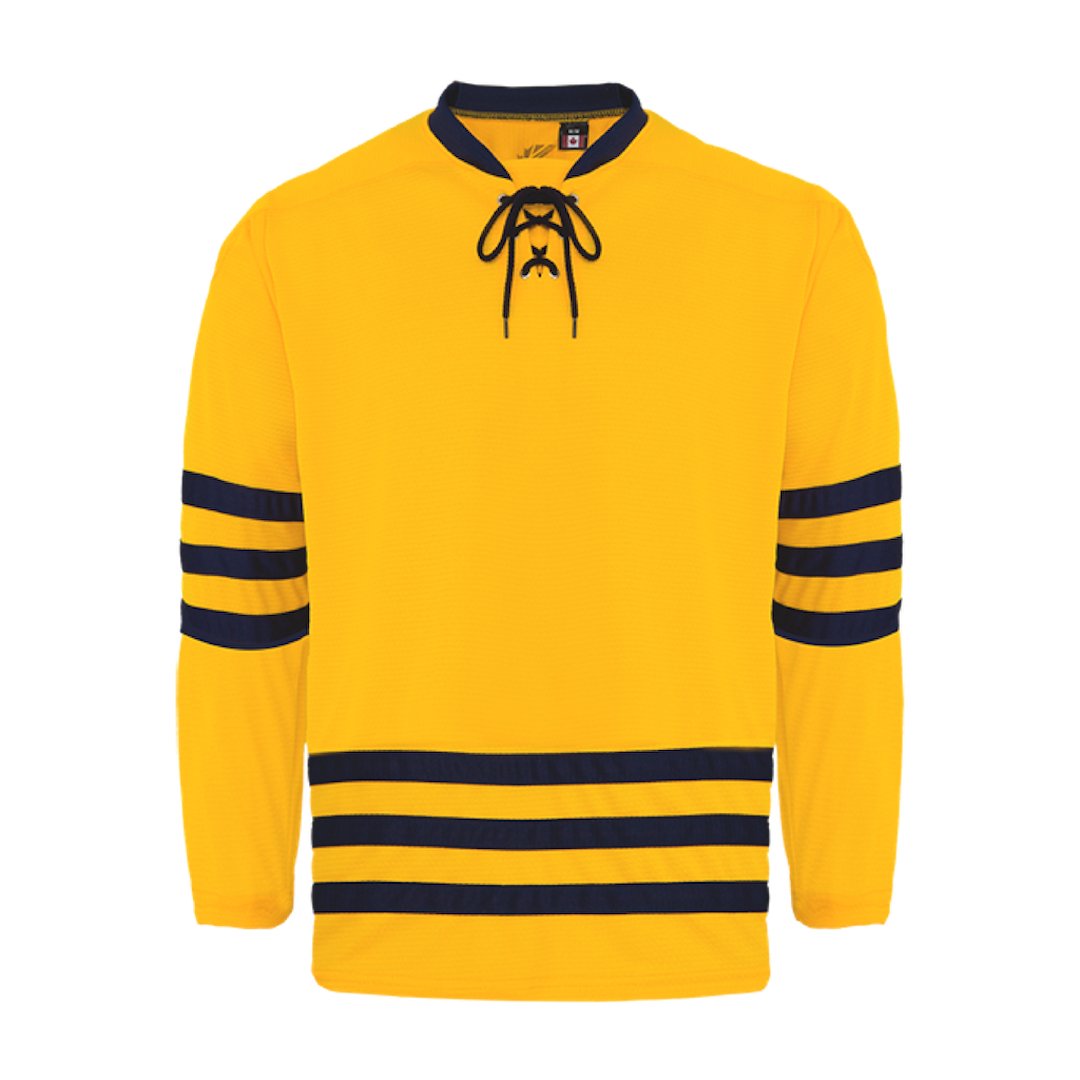 Kobe K3G Pro Hockey Jersey: Michigan Wolverines Gold