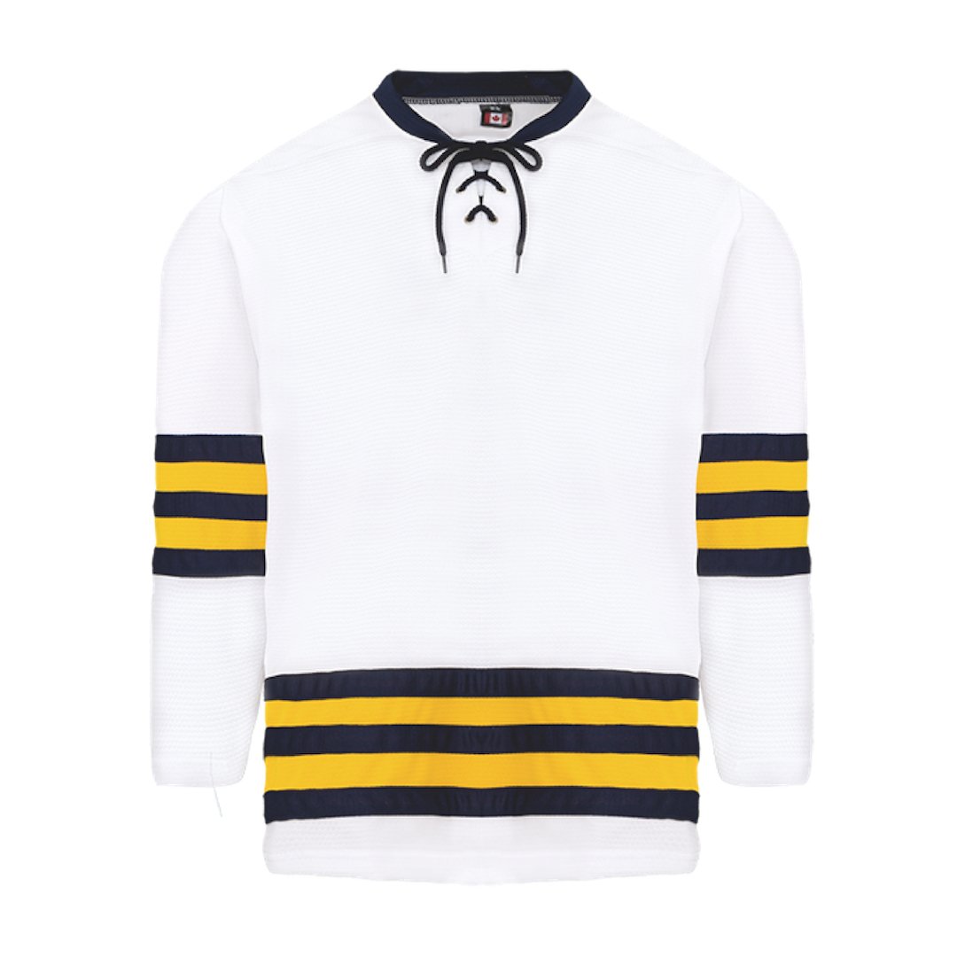 Kobe K3G Pro Hockey Jersey: Michigan Wolverines White