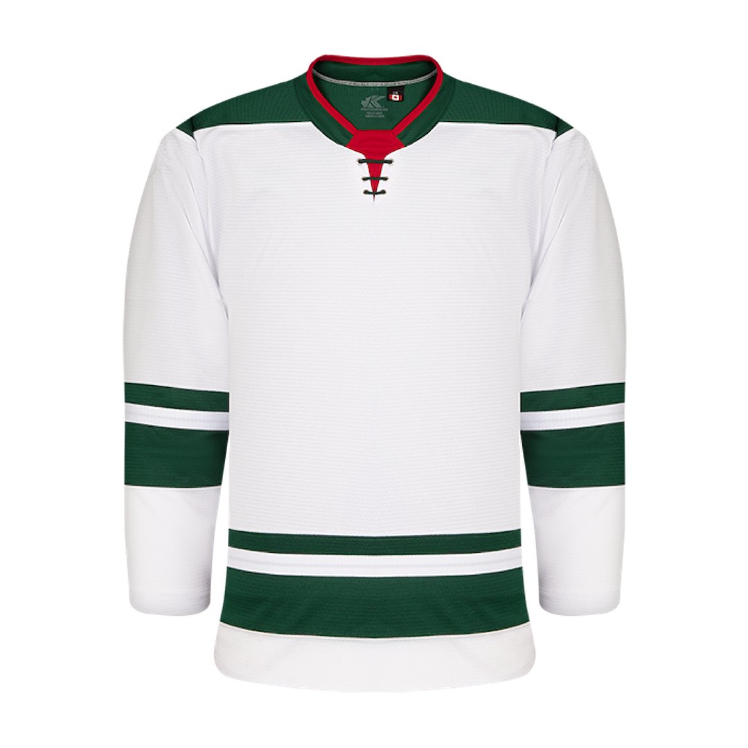 Kobe K3G Pro Hockey Jersey: Minnesota Wild White