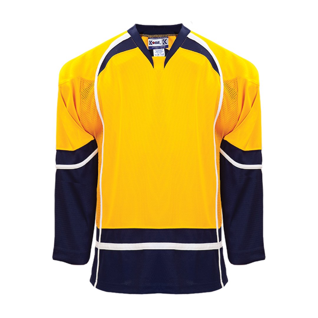 Kobe K3G Pro Hockey Jersey: Nashville Predators Gold