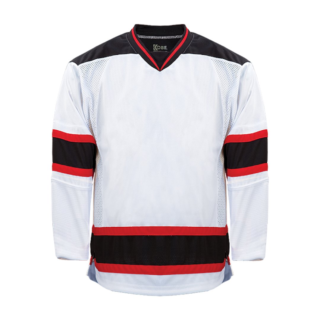 Kobe K3G Pro Hockey Jersey: New Jersey Devils White