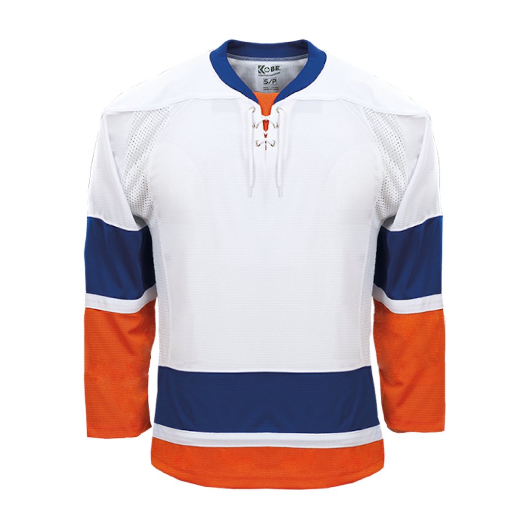 Kobe K3G Pro Hockey Jersey: New York Islanders White
