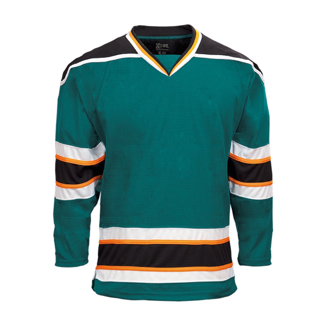 NHL Pattern K3G Pro Hockey Jersey: San Jose Sharks Teal