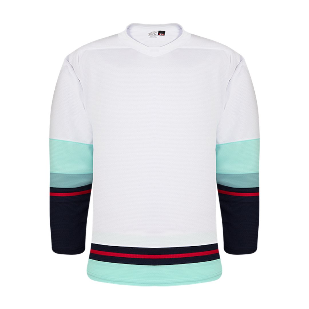 NHL Pattern K3G Pro Hockey Jersey: Seattle Kraken White