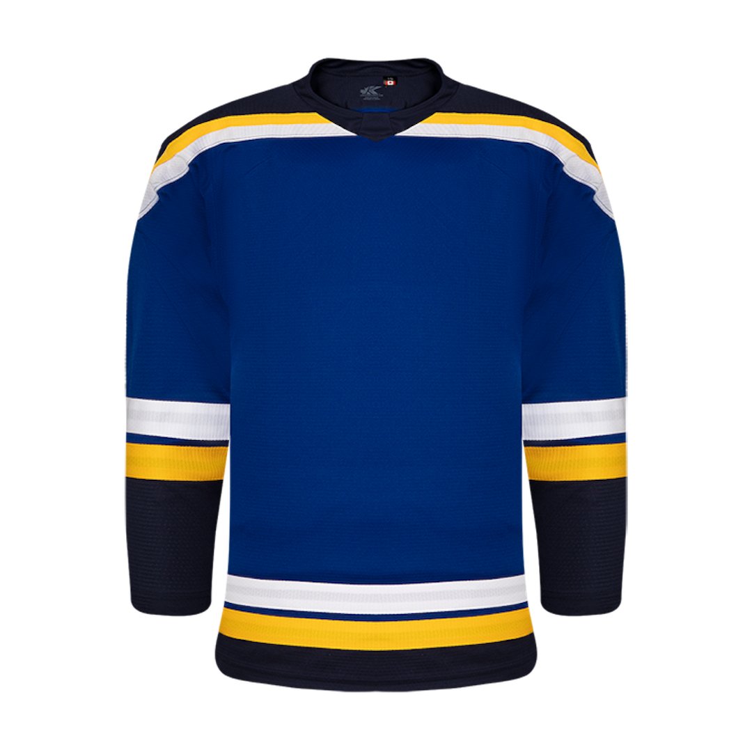 NHL Pattern K3G Pro Hockey Jersey: Louis Blues Royal Blue