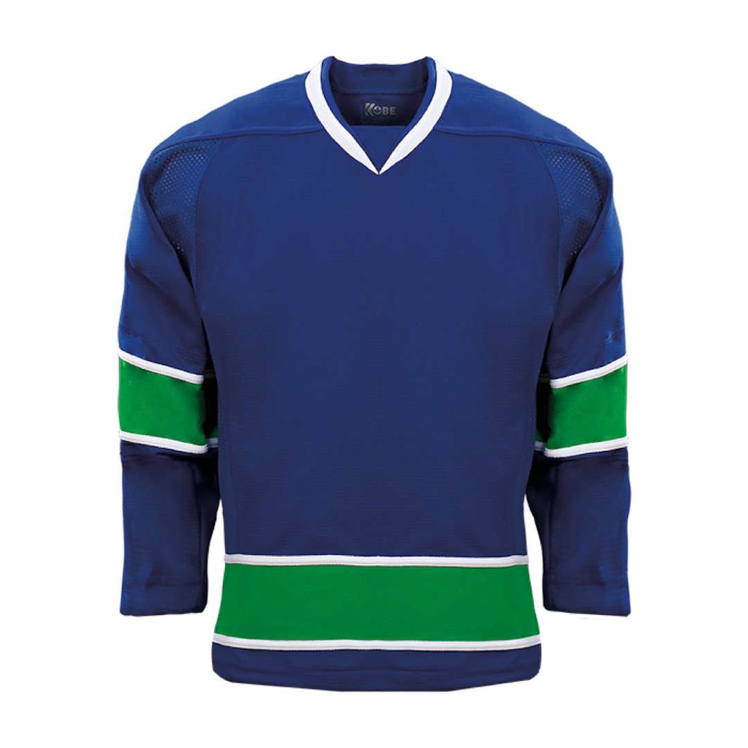 Kobe K3G Pro Hockey Jersey: Vancouver Canucks Royal Blue