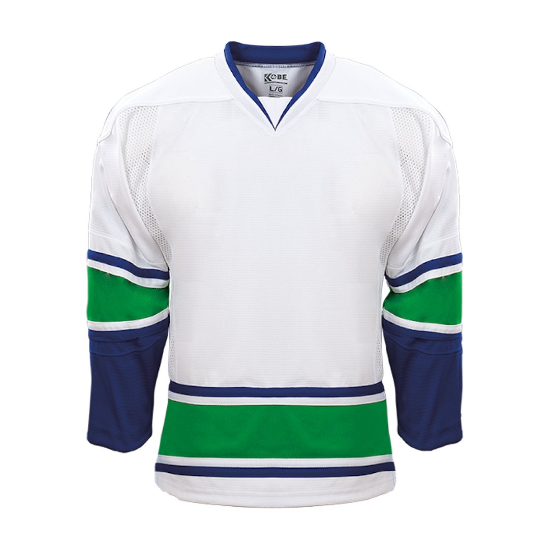 Kobe K3G Pro Hockey Jersey: Vancouver Canucks White