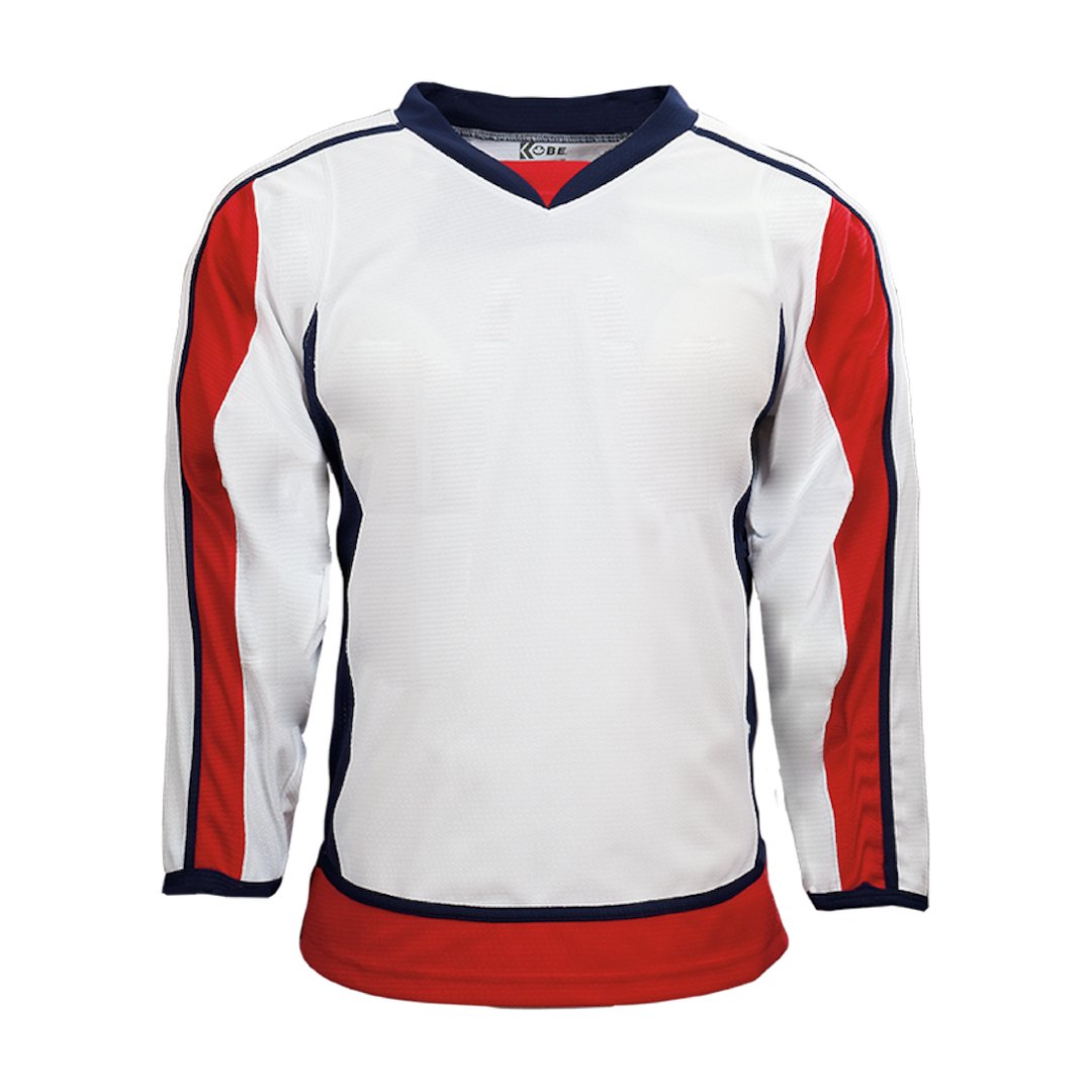 Kobe K3G Pro Hockey Jersey: Washington Capitals White