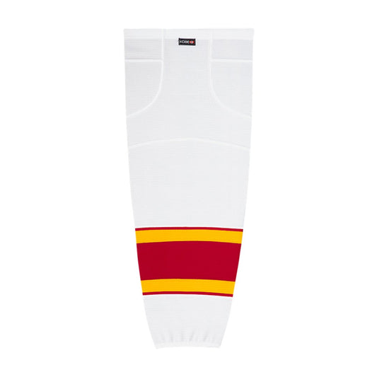 Kobe K3G Pro Mesh Hockey Socks: Calgary Flames White