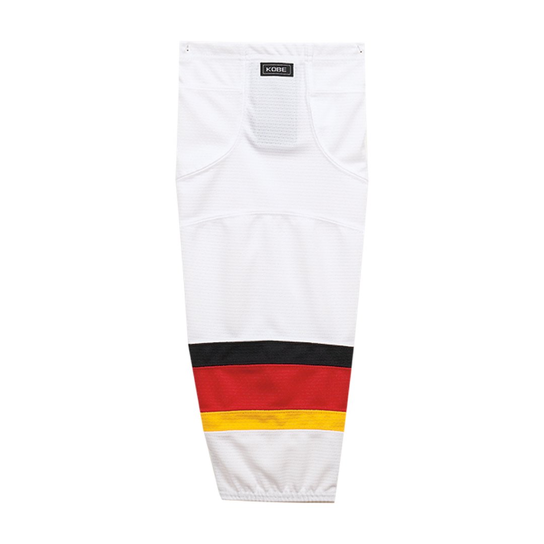 Kobe K3G Pro Mesh Hockey Socks: Calgary Flames White 2007-2020