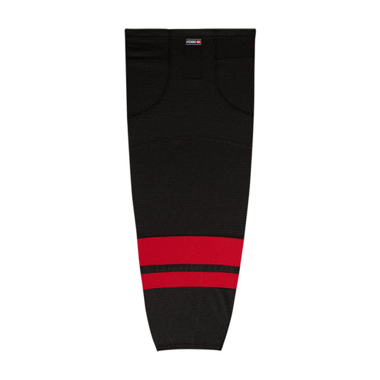 Kobe K3G Pro Mesh Hockey Socks: Carolina Hurricanes Black