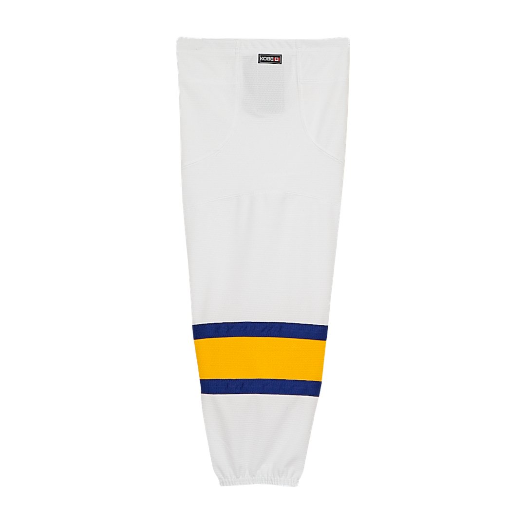 Kobe K3G Pro Mesh Hockey Socks: Charlestown Chiefs White