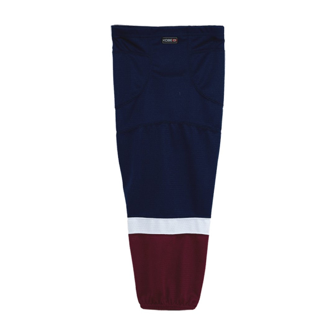 Kobe K3G Pro Mesh Hockey Socks: Colorado Avalanche Navy