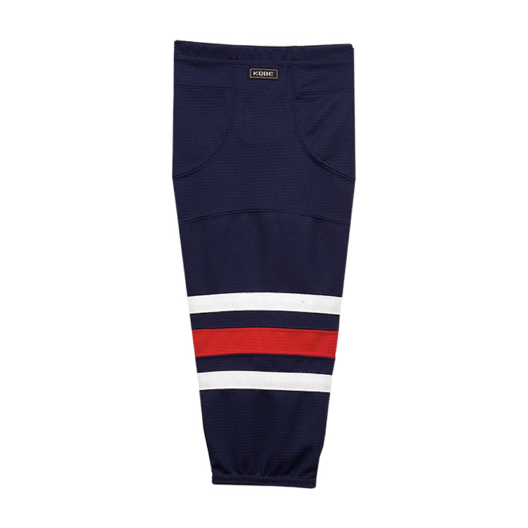Kobe K3G Pro Mesh Hockey Socks: Columbus Blue Jackets Navy