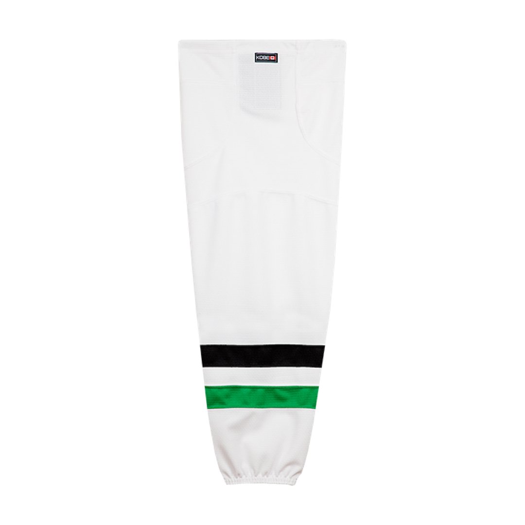 Kobe K3G Pro Mesh Hockey Socks: Dallas Stars White