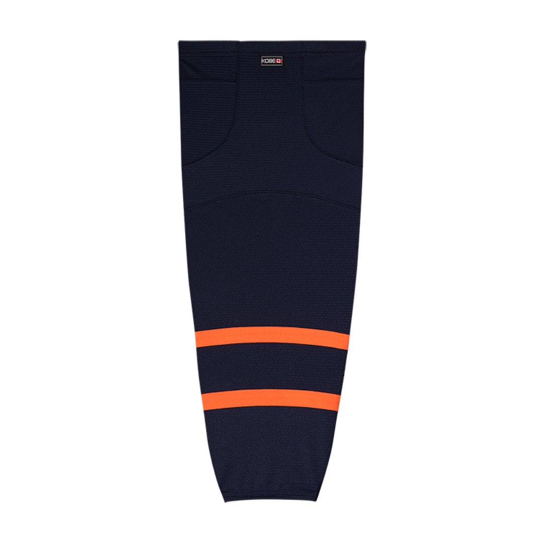 Kobe K3G Pro Mesh Hockey Socks: Edmonton Oilers Navy