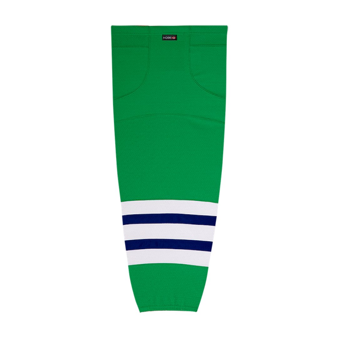 Kobe K3G Pro Mesh Hockey Socks: Hartford Whalers Kelly Green