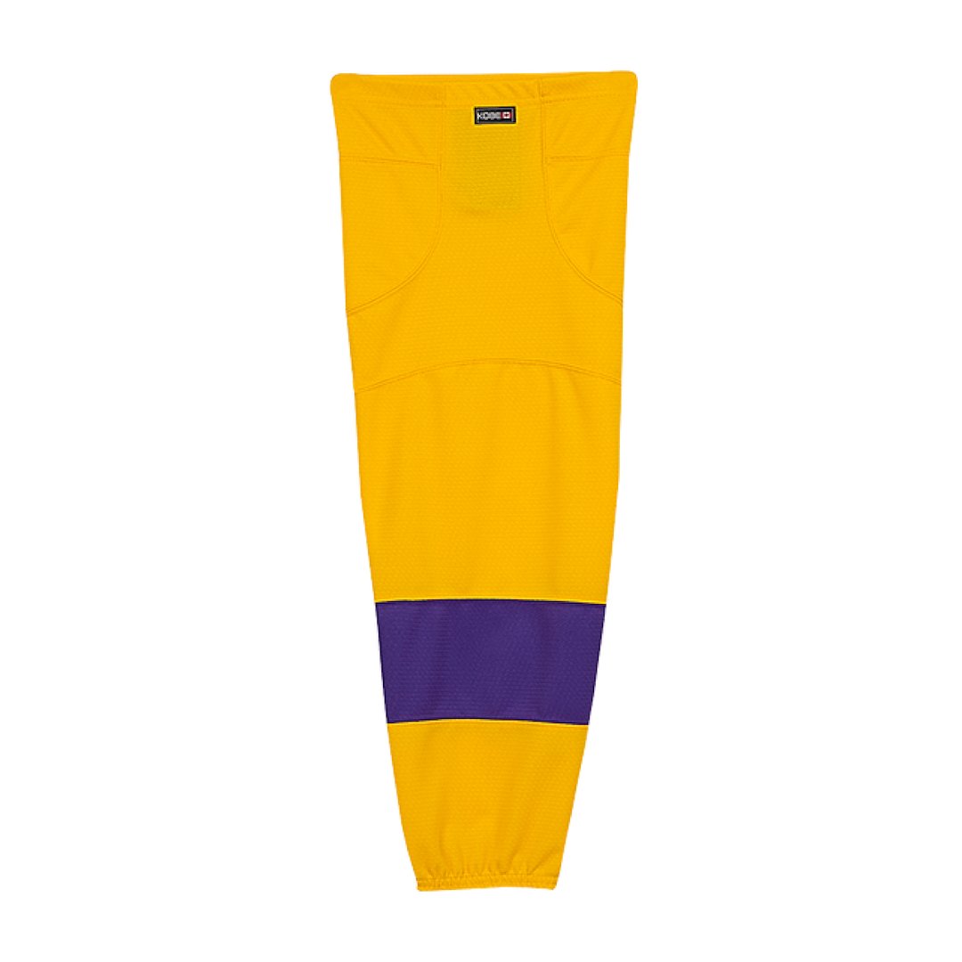 Kobe K3G Pro Mesh Hockey Socks: Los Angeles Kings Gold