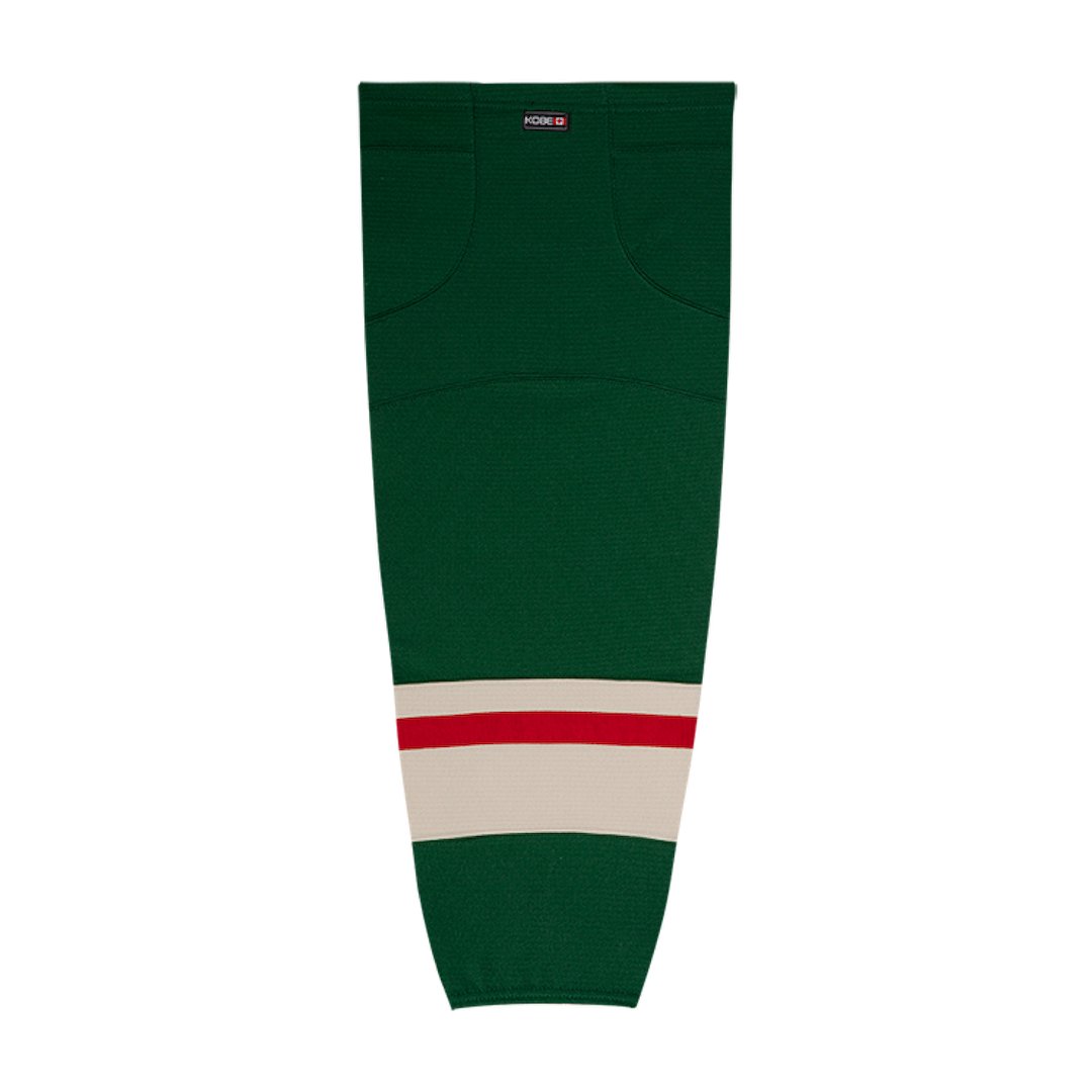 Kobe K3G Pro Mesh Hockey Socks: Minnesota Wild Green