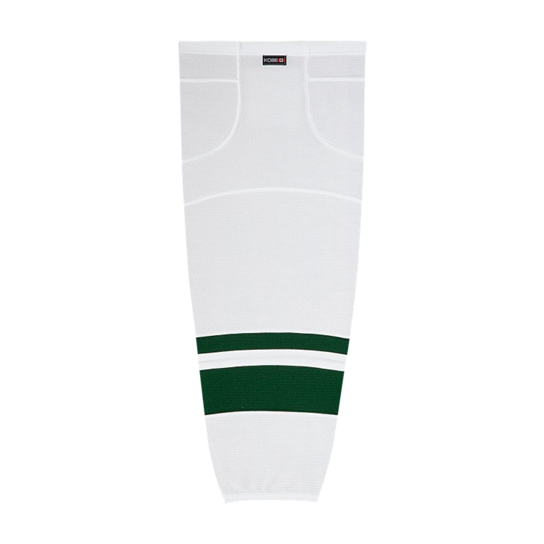 Kobe K3G Pro Mesh Hockey Socks: Minnesota Wild White