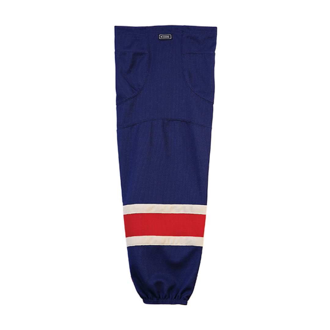 Kobe K3G Pro Mesh Hockey Socks: New York Rangers Navy