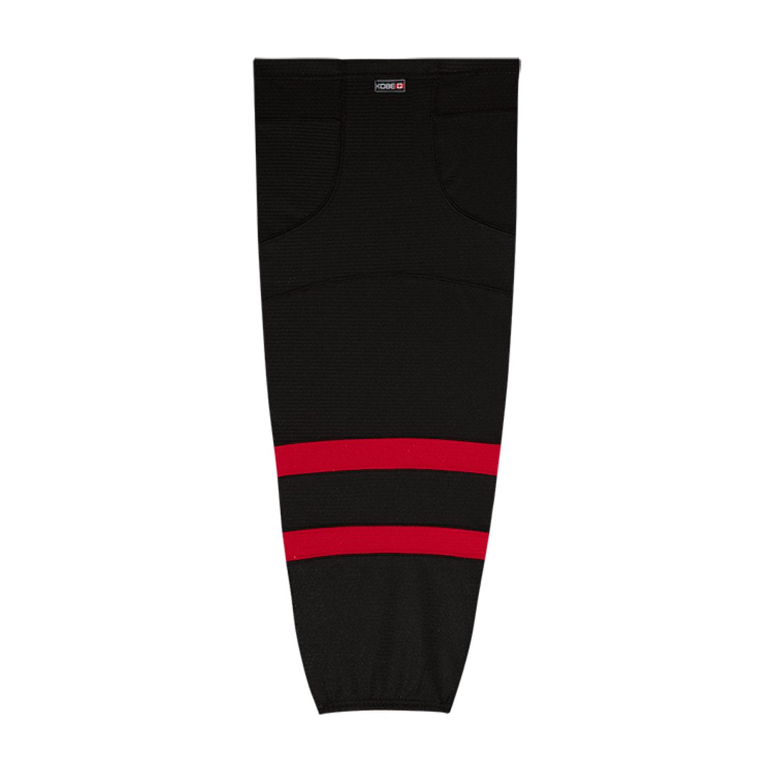 Kobe K3G Pro Mesh Hockey Socks: Ottawa Senators Black