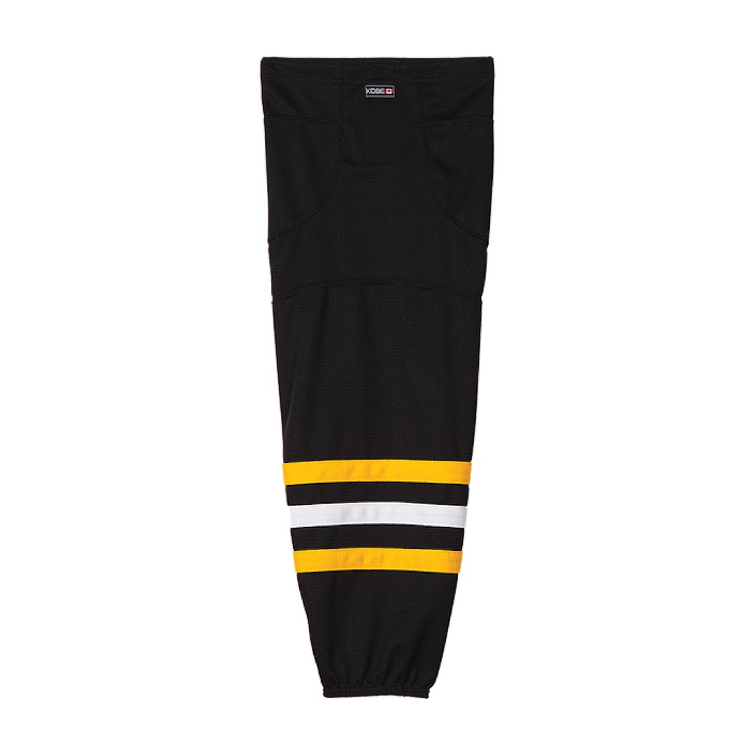 Kobe K3G Pro Mesh Hockey Socks: Pittsburgh Penguins Black