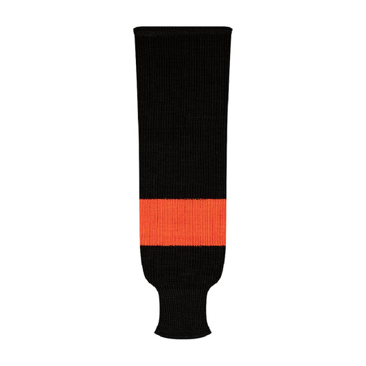 NHL Pattern 9800 Knit Hockey Socks: Philadelphia Black