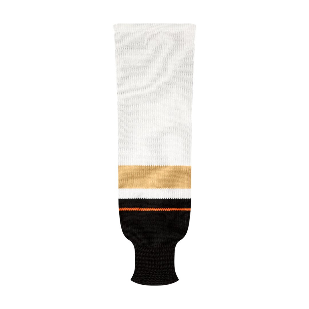 Kobe 9800 Pro Knit Hockey Socks: Anaheim Ducks White