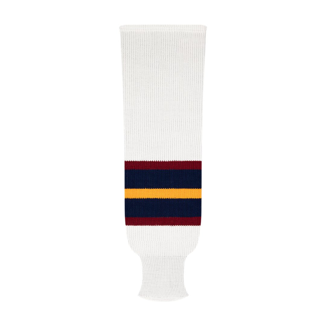 Kobe 9800 Pro Knit Hockey Socks: Atlanta Thrashers White