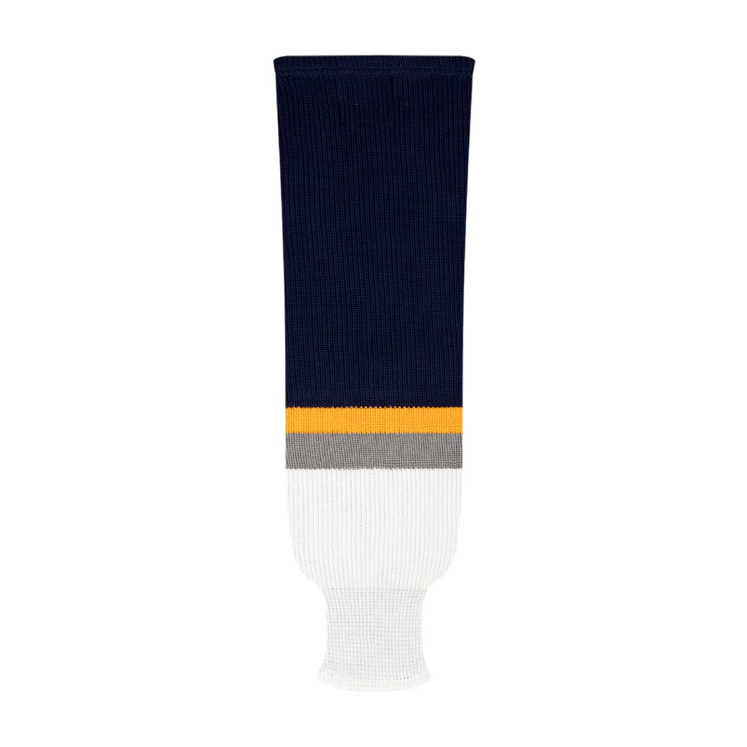 Kobe 9800 Pro Knit Hockey Socks: Buffalo Sabres White 2006-2010