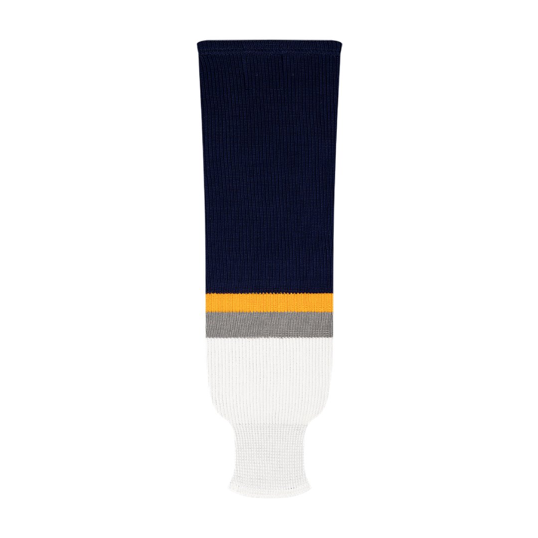 Kobe 9800 Pro Knit Hockey Socks: Buffalo Sabres White 2006-2010