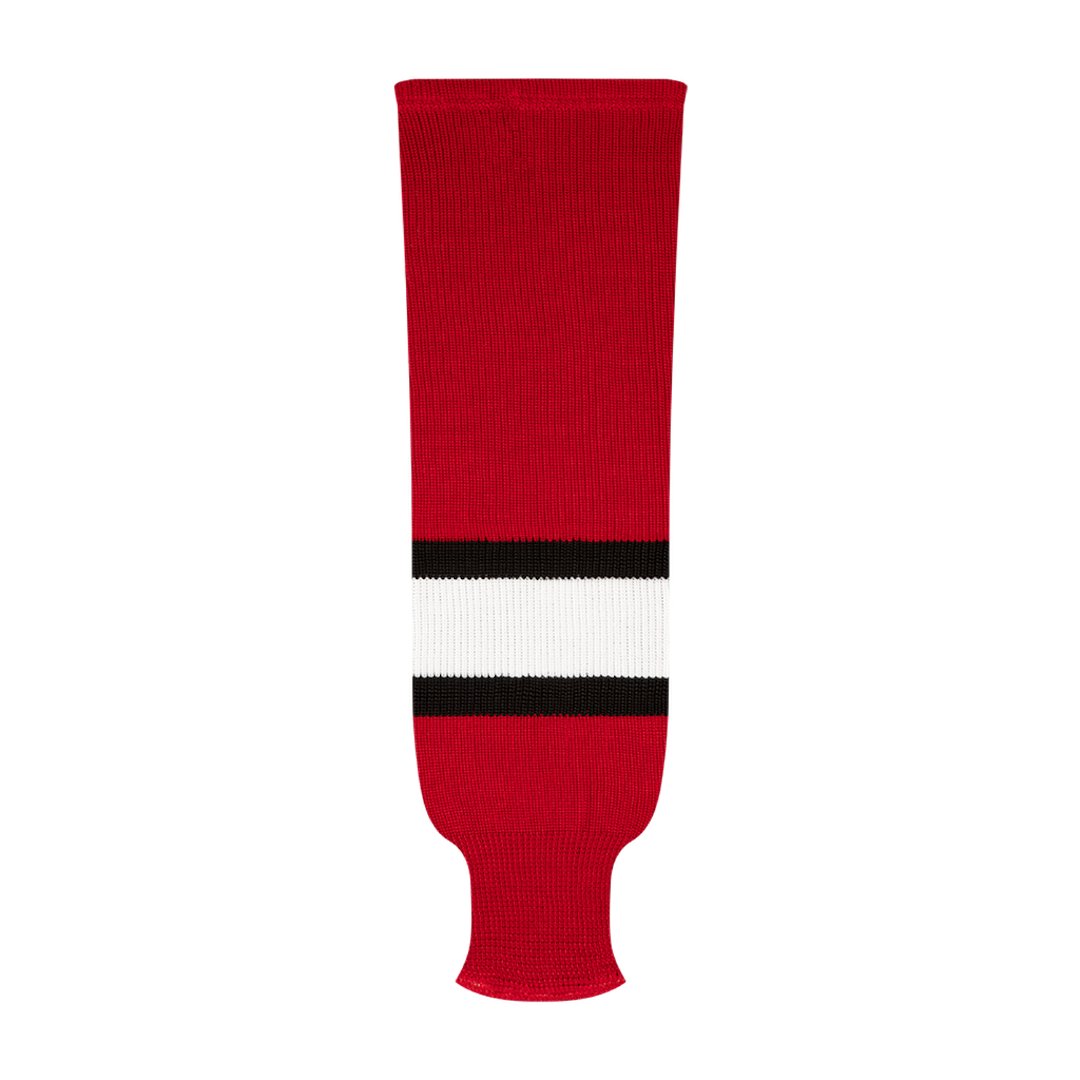 Kobe 9800 Pro Knit Hockey Socks: Carolina Hurricanes Red