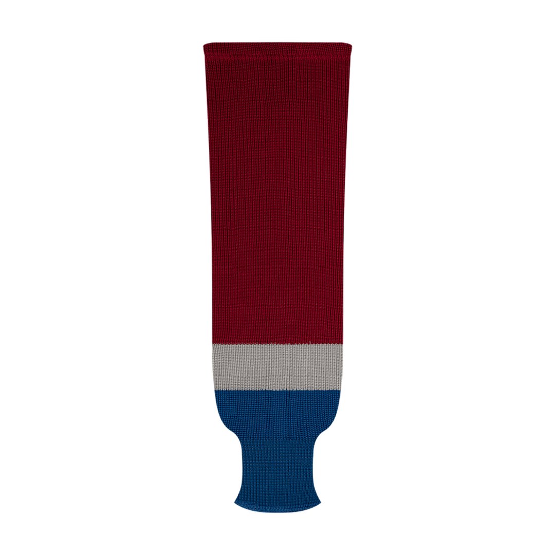 Kobe 9800 Pro Knit Hockey Socks: Colorado Avalanche Maroon