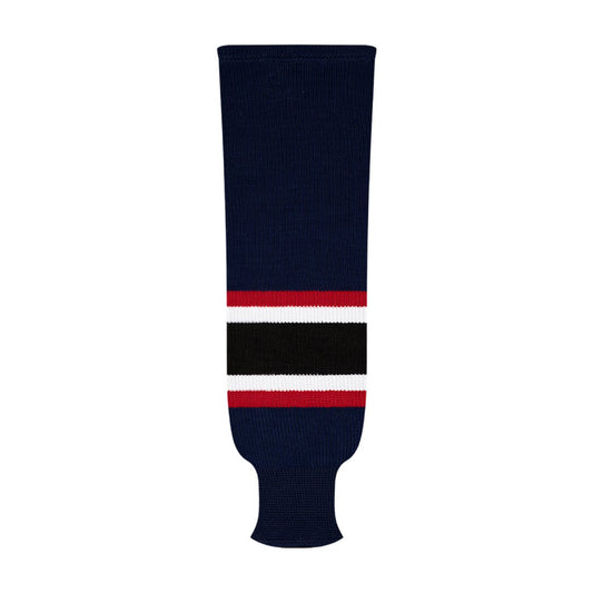 Kobe 9800 Pro Knit Hockey Socks: Columbus Blue Jackets Navy