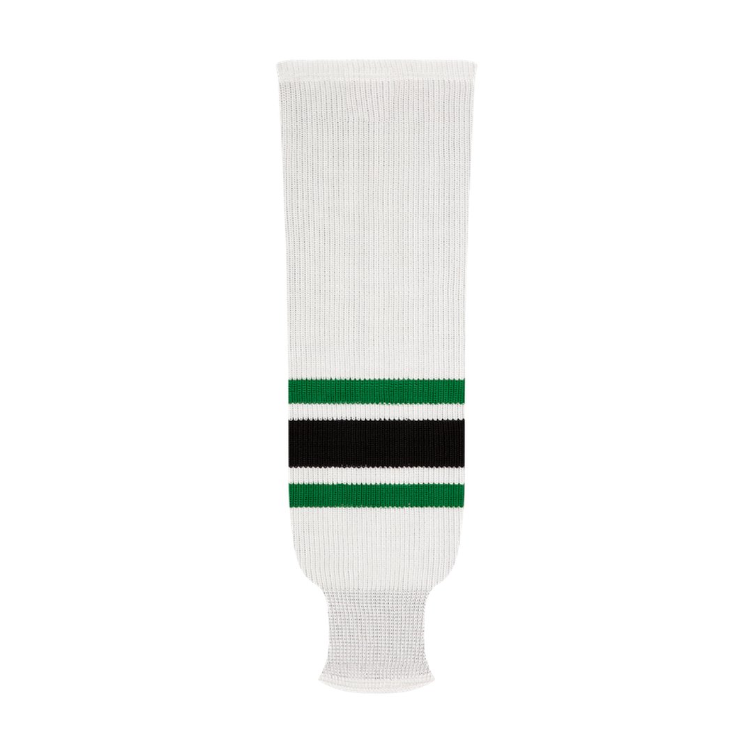 Kobe 9800 Pro Knit Hockey Socks: Dallas Stars Retro White