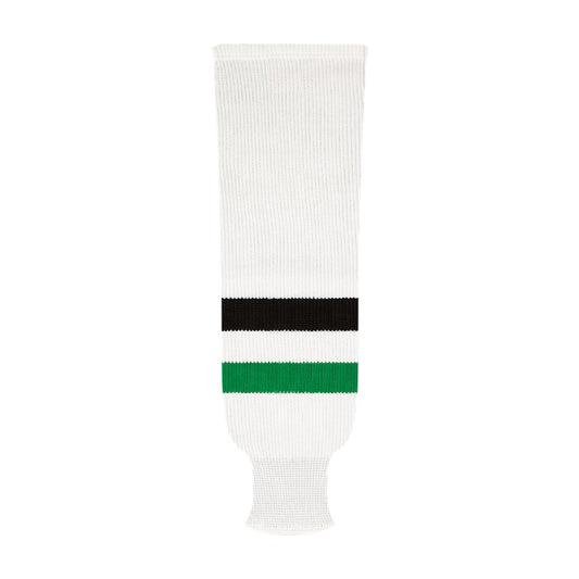 Kobe 9800 Pro Knit Hockey Socks: Dallas Stars White