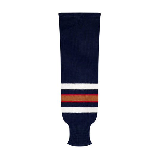 Kobe 9800 Pro Knit Hockey Socks: Edmonton Oilers Navy